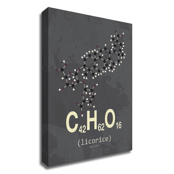 "Molecule Licorice" by TypeLike, Print on Canvas, Ready to Hang