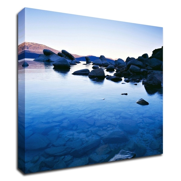 "Blue Rocks" by PhotoINC Studio, Print on Canvas, Ready to Hang