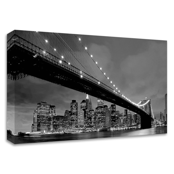 "Brooklyn Bridge View" by PhotoINC Studio, Print on Canvas, Ready to Hang