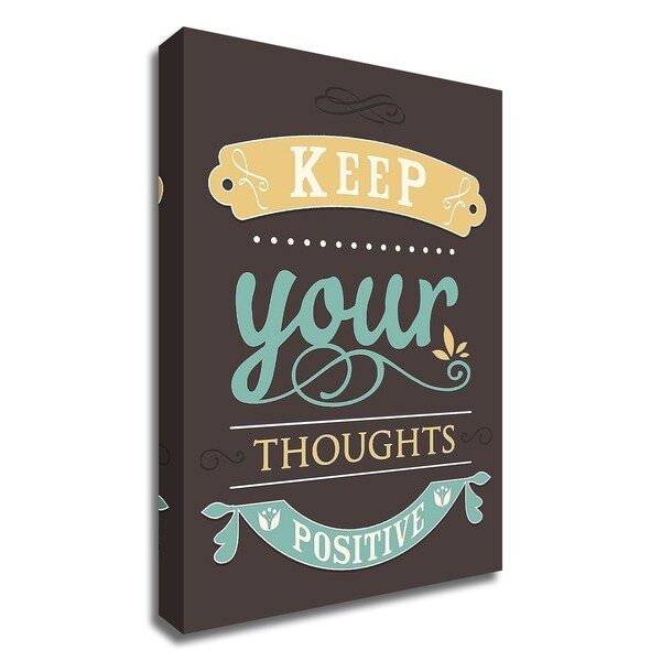 "Keep Your Thoughts" by GraphINC, Print on Canvas, Ready to Hang