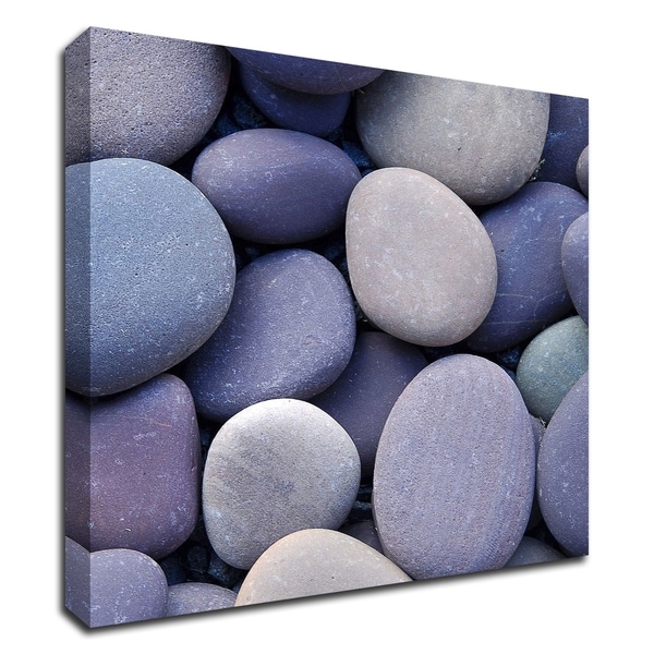 "Purple Pebbles" by PhotoINC Studio, Print on Canvas, Ready to Hang