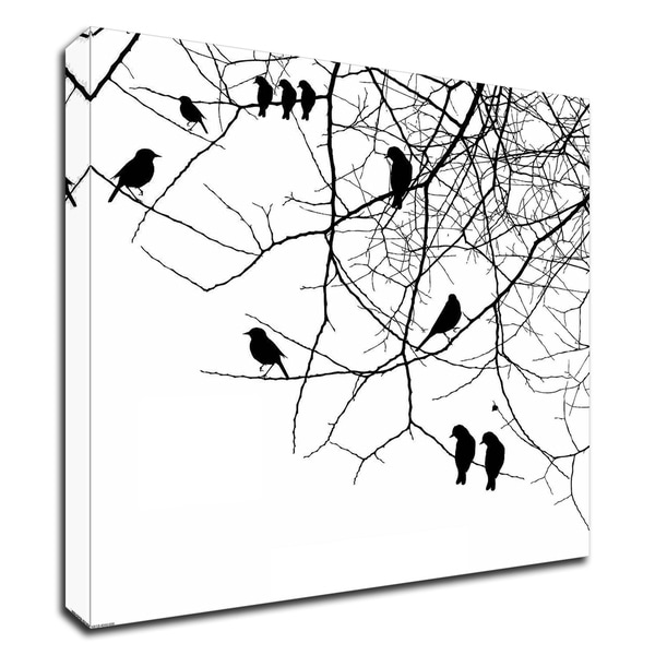 "Bird II" by GraphINC, Print on Canvas, Ready to Hang