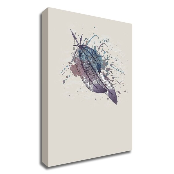 "Eagle feather II" by Incado, Print on Canvas, Ready to Hang