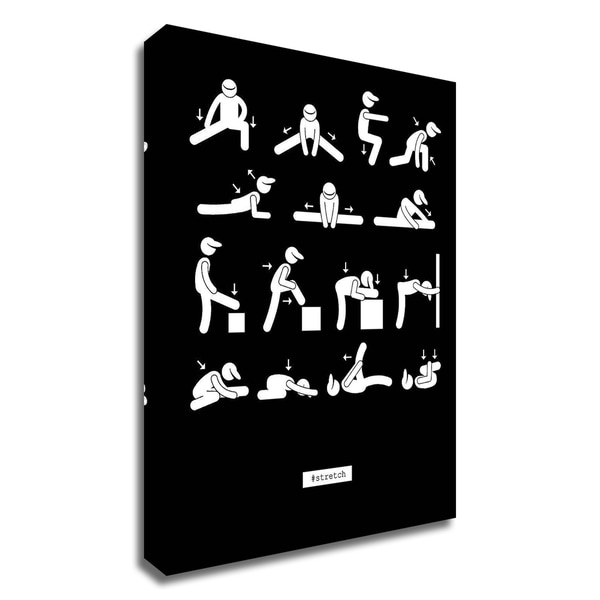 "Workout" by GraphINC, Print on Canvas, Ready to Hang