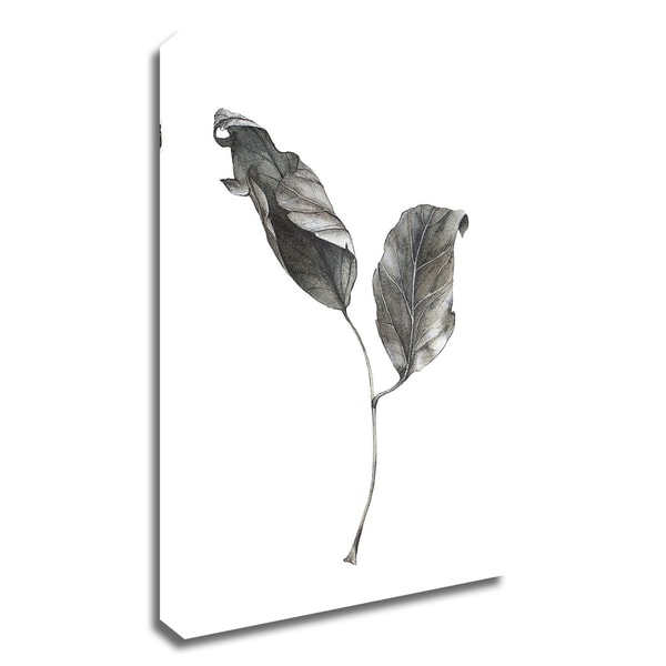 "Silver Leaf" by Incado, Print on Canvas, Ready to Hang