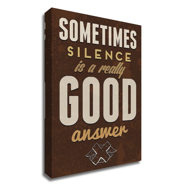 "Sometimes" by GraphINC, Print on Canvas, Ready to Hang