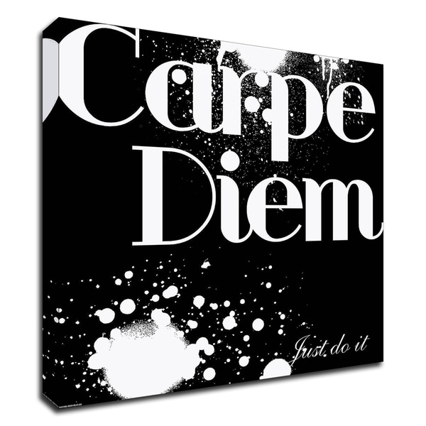 "Carpe Diem" by GraphINC, Print on Canvas, Ready to Hang
