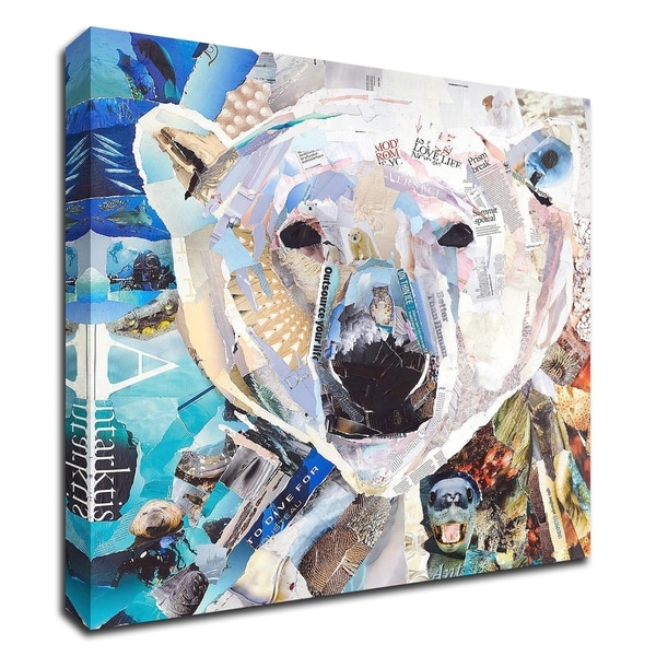 "Polar Bear" by James Grey, Print on Canvas, Ready to Hang