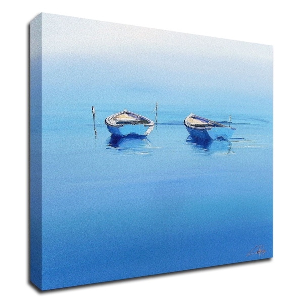 "Late Moorings" by Craig Trewin Penny, Print on Canvas, Ready to Hang