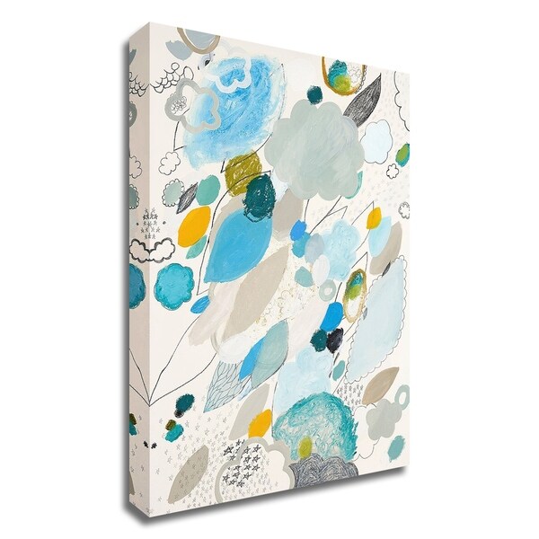"Blue Lightening" by Maggie Kleinpeter, Print on Canvas, Ready to Hang