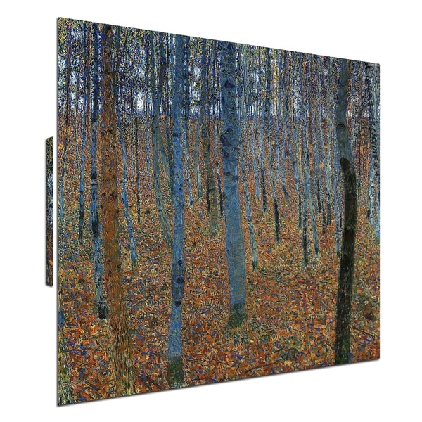 "Beech Grove I" by Gustav Klimt, Print on Canvas, Ready to Hang
