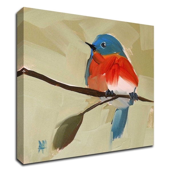"Bluebird No. 21" by Angela Moulton, Print on Canvas, Ready to Hang