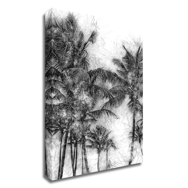 "Dorado Palms 1" by Golie Miamee, Print on Canvas, Ready to Hang