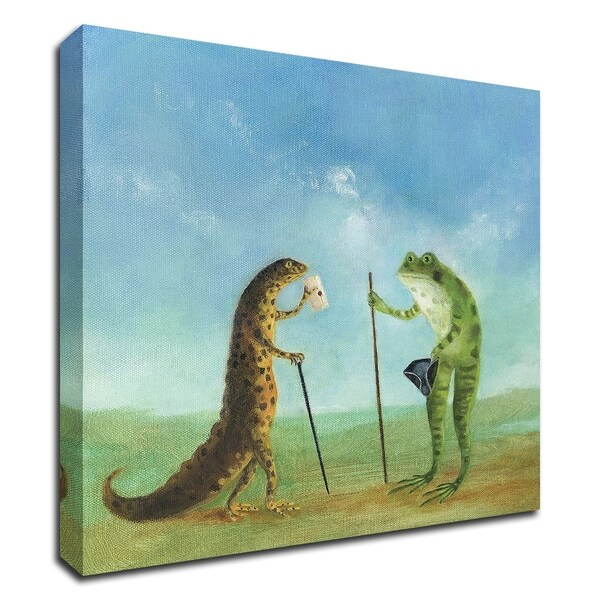 "The Incident at Seasalter Beach" by DD McInnes, Print on Canvas, Ready to Hang