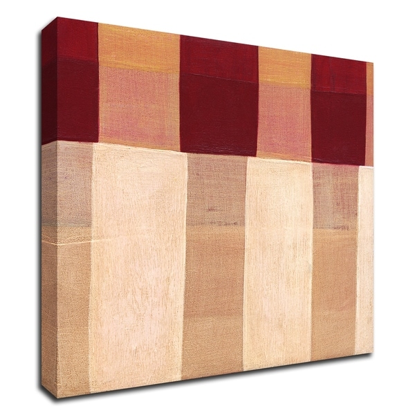 "Broken Stripes 1" by Laura Nugent, Print on Canvas, Ready to Hang