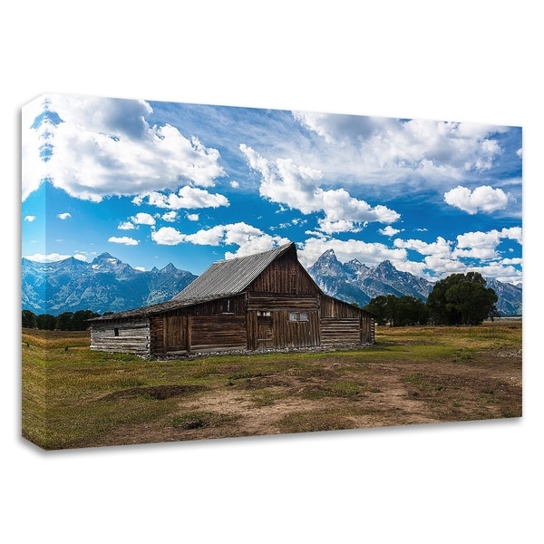 "Grand Teton Barn I" by Tim Oldford, Print on Canvas, Ready to Hang
