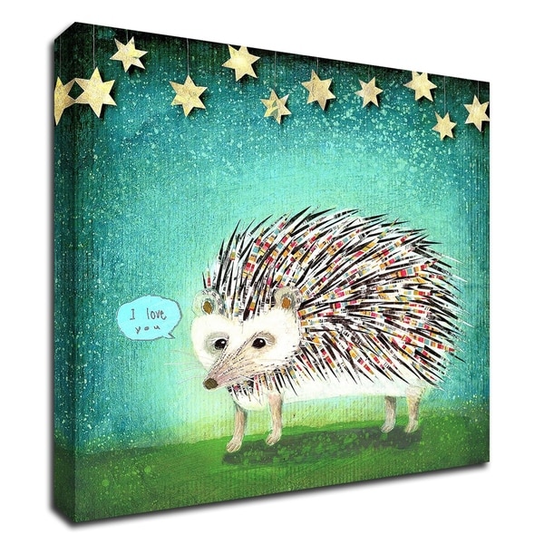 "Porcupine for Thomas" by Judy Verhoeven, Print on Canvas, Ready to Hang