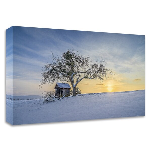 "Under The Mistletoe" by Anne Schneidersmann, Print on Canvas, Ready to Hang