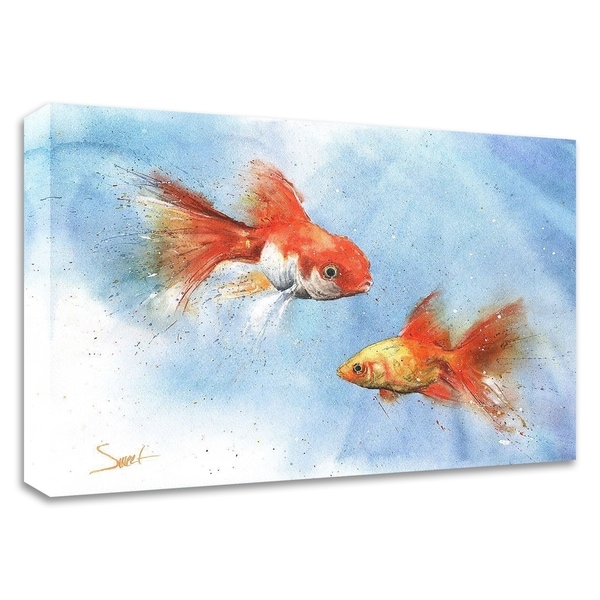 "Goldfish" by Eric Sweet, Print on Canvas, Ready to Hang