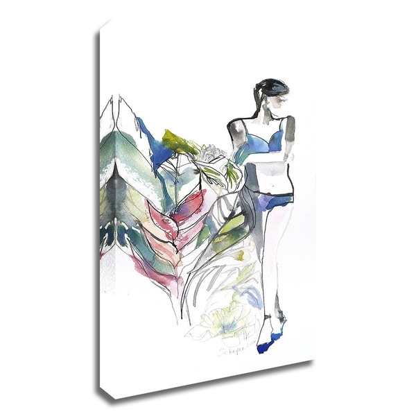 "Lingerie Lady" by Schuyler Rideout, Print on Canvas, Ready to Hang