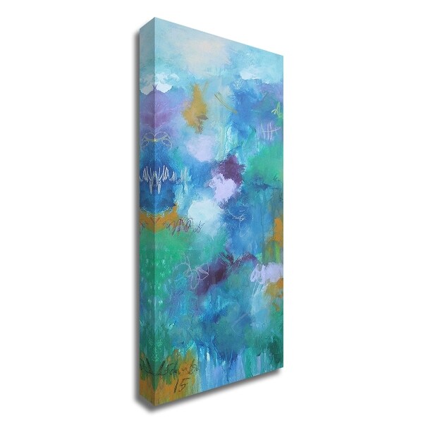 "Walking In Colors One" by Anna Schueler, Print on Canvas, Ready to Hang