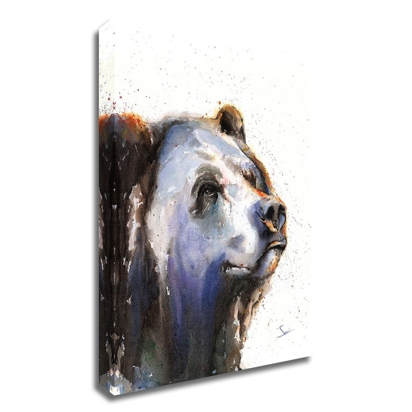 "Bear Portrait" by Eric Sweet, Print on Canvas, Ready to Hang