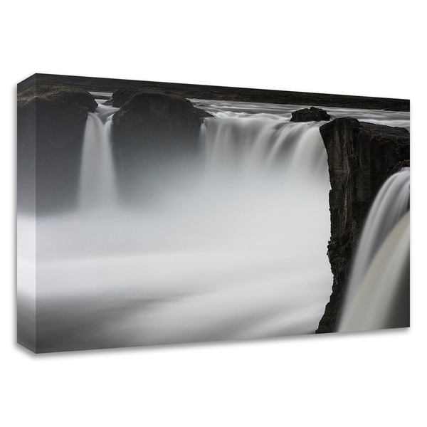 "Waterfall Mist" by Eddie Soloway, Print on Canvas, Ready to Hang