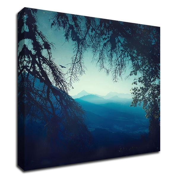 "Blue Morning" by Dirk Wustenhagen, Print on Canvas, Ready to Hang