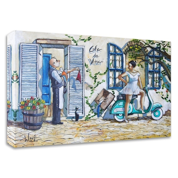 "Runaway Bride" by Ronald West, Print on Canvas, Ready to Hang