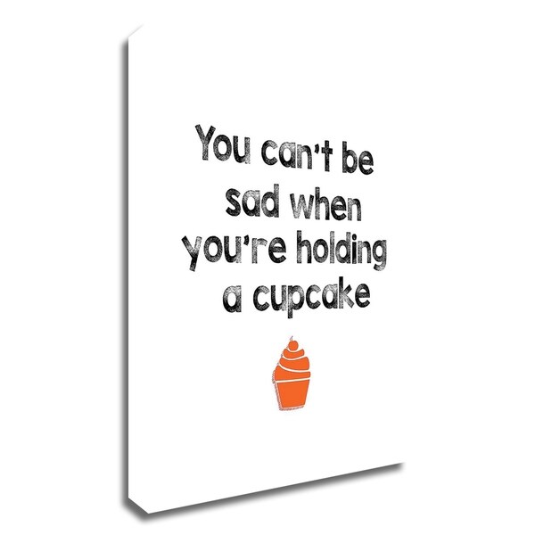 "Cupcake" by Jan Weiss, Print on Canvas, Ready to Hang