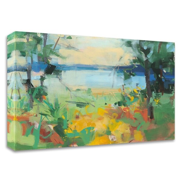 "The Bluest Shore" by Angela Saxon, Print on Canvas, Ready to Hang