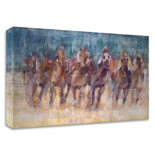 "Final Sprint" by Valtcho Tonov, Print on Canvas, Ready to Hang
