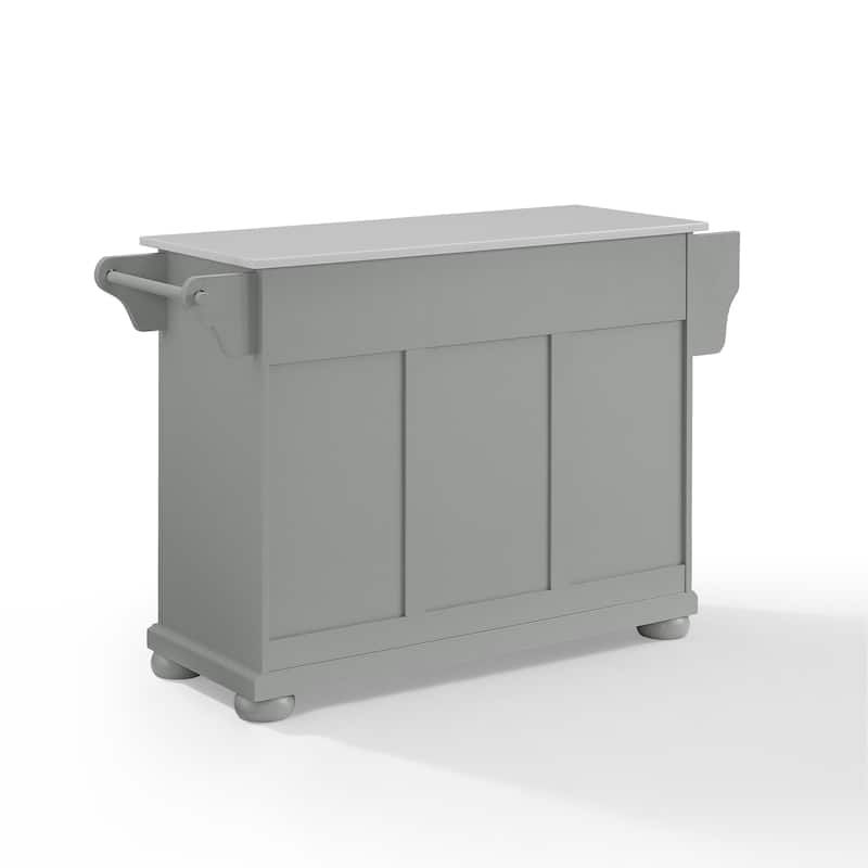Crosley Alexandria Granite Top Kitchen Island - 18"d x 51.5"w x 36"h