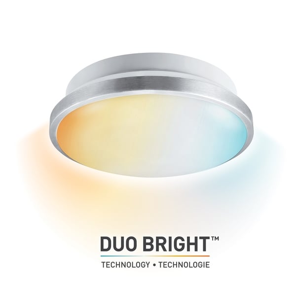 DuoBright Technology 14" Integrated LED Flush Mount,Color Temp Select. Opens flyout.