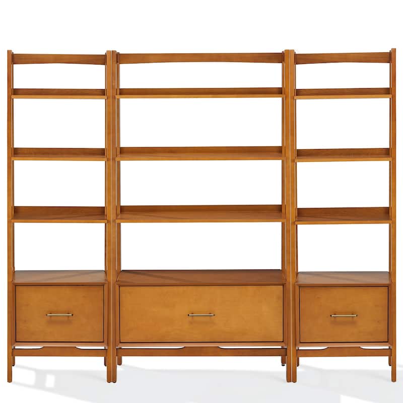 Crosley Landon 3Pc Etagere Set Acorn - Large Etagere, 2 Small Etageres