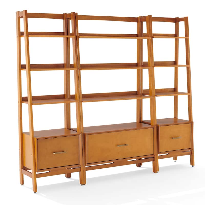 Crosley Landon 3Pc Etagere Set Acorn - Large Etagere, 2 Small Etageres