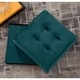 Foldable Tufted Velvet Storage Ottoman Foot Rest Stool/Seat - Thumbnail 6