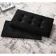 Foldable Tufted Velvet Storage Ottoman Foot Rest Stool/Seat - Thumbnail 8