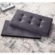 Foldable Tufted Velvet Storage Ottoman Foot Rest Stool/Seat - Thumbnail 10