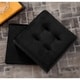 Foldable Tufted Velvet Storage Ottoman Foot Rest Stool/Seat - Thumbnail 2