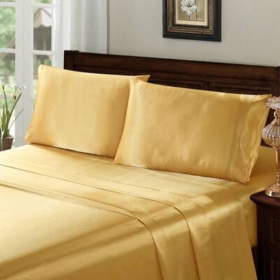 Buy Gold Silk Bed Sheet Sets Online At Overstock Our Best Bed