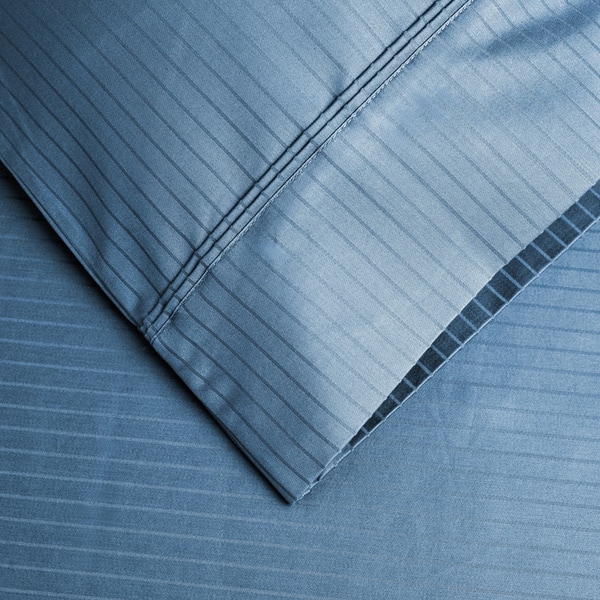 Gorgeous Bedding Collection 1000 TC Egyptian Cotton Black Striped Select Item
