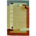 Hand-tufted Lukuma Wool Rug - 5' x 8'