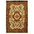 Safavieh Handmade Classic Juliette Ivory/ Green Wool Rug - 6' x 9'