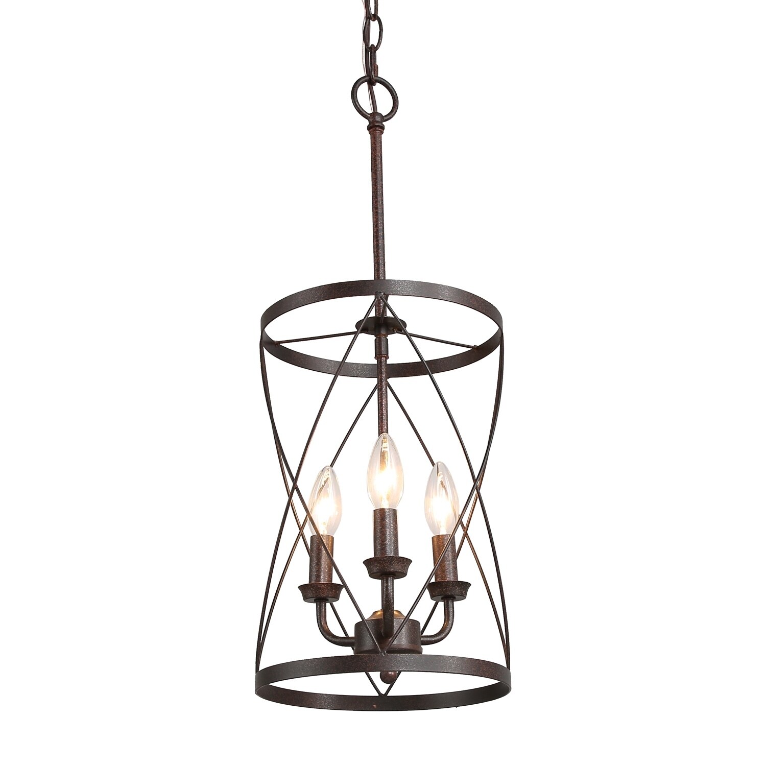 Industrial Mini Pendant Lighting with 3 Lights Ceiling Chandelier - N/A - Chandeliers For Bedrooms by Overstock.com