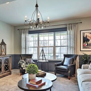 Modern Chandelier with 5 lights Industrial Pendant Hanging Lighting - W26" x H29" (W26" x H29") - Chandeliers For Bedrooms by Overstock.com