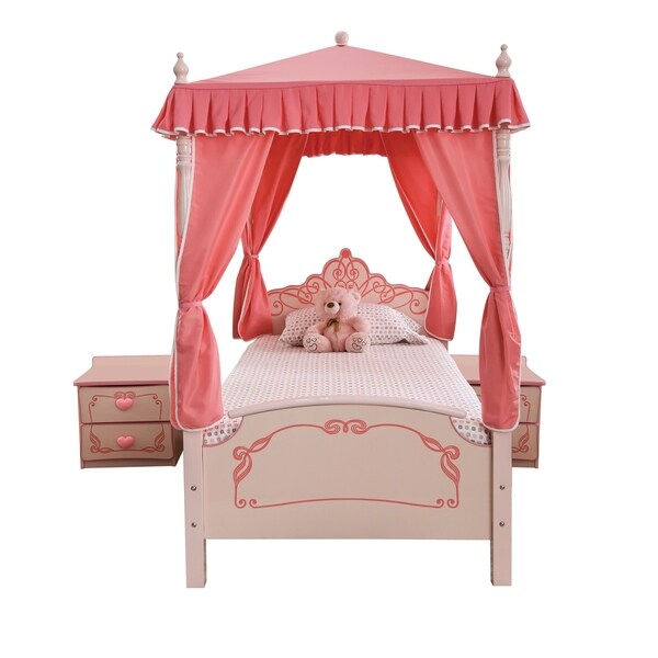 Furniture of America Telfs Pink 3-piece Bedroom Set. Opens flyout.