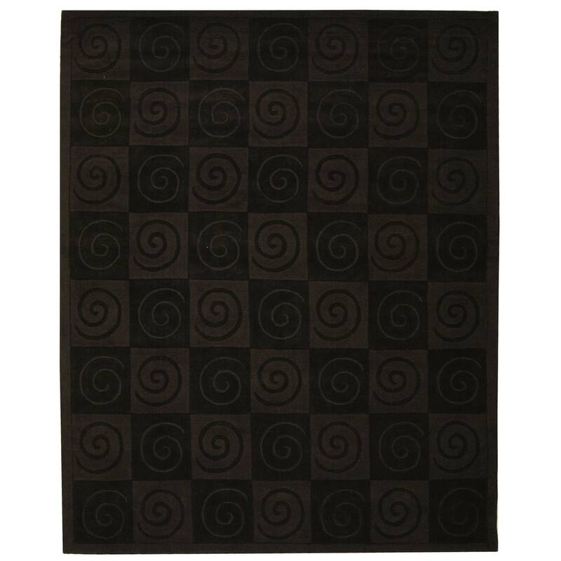 SAFAVIEH Handmade Impressions Jazmyne Modern Wool Rug - 9' x 12' - Multi - Rectangle