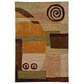 Safavieh Handmade Rodeo Drive Modern Abstract Beige Wool Rug - 2'6 x 4'6