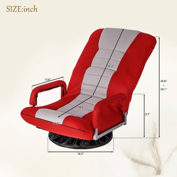 Shop Floor Video Rocker Gaming Chair Adjustable 7 Position Swivel